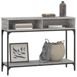 Vidaxl wandtafel 100x30,5x75 cm bewerkt hout grijs sonoma eikenkleurig