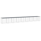 VidaXL Kippenhok met dak 803x98x90 cm gegalvaniseerd staal antraciet