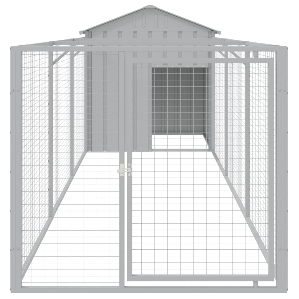 Vidaxl Hondwutte mam Daach 117x405313 cm Stol Luft