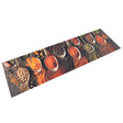 Vidaxl keukenmat wasbaar lepel- en kruidenprint 45x150 cm fluweel