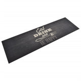 Vidaxl kuchyňská rohož omyvatelná kuchyňský tisk 60x180 cm Velvet Black