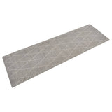 Vidaxl Kitchen Mat Washable Checkered 60x180 cm Velvet