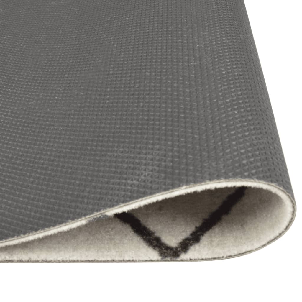 Vidaxl Kitchen Mat Washable blokkert 45x150 cm fløyel