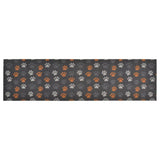 Vidaxl keukenmat wasbaar potenprint 45x150 cm fluweel