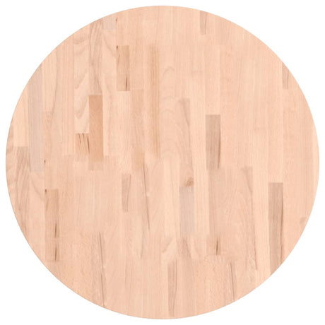 Vidaxl tafelblad rond ø70x1,5 cm massief beukenhout