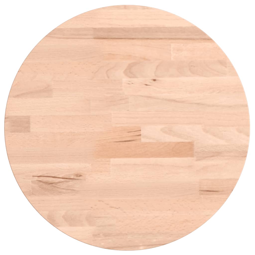 Vidaxl tafelblad rond ø30x2,5 cm massief beukenhout