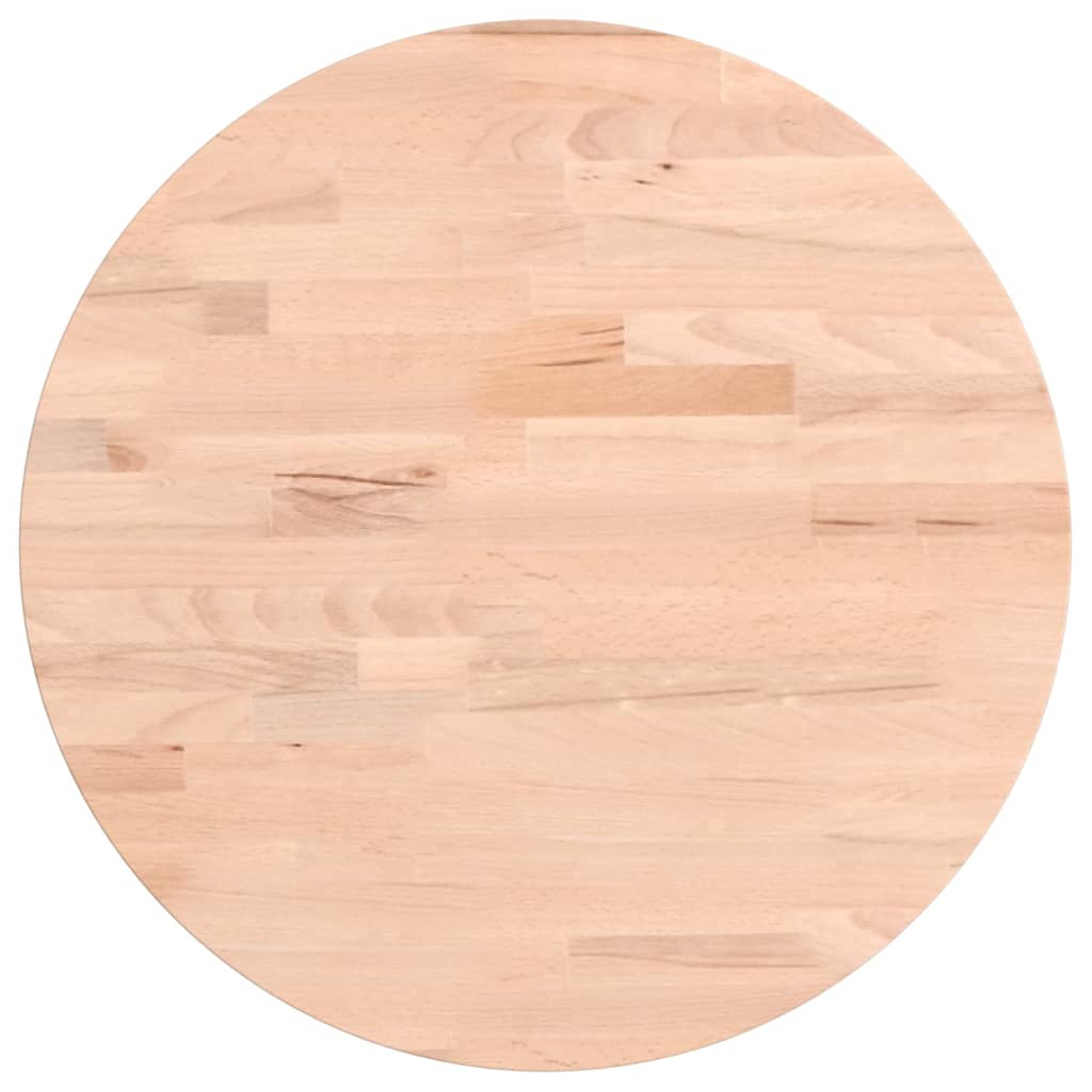 Vidaxl tafelblad rond ø40x2,5 cm massief beukenhout