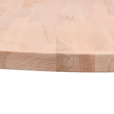Vidaxl tafelblad rond ø40x2,5 cm massief beukenhout