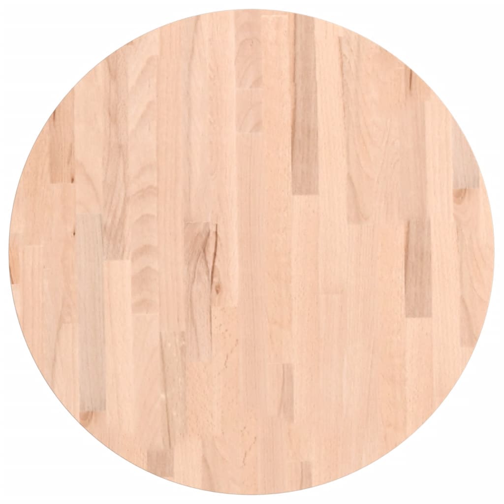Vidaxl tafelblad rond ø60x2,5 cm massief beukenhout