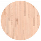 Vidaxl tafelblad rond ø60x2,5 cm massief beukenhout
