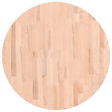 Vidaxl tafelblad rond ø70x2,5 cm massief beukenhout