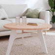 Vidaxl tafelblad rond ø80x2,5 cm massief beukenhout