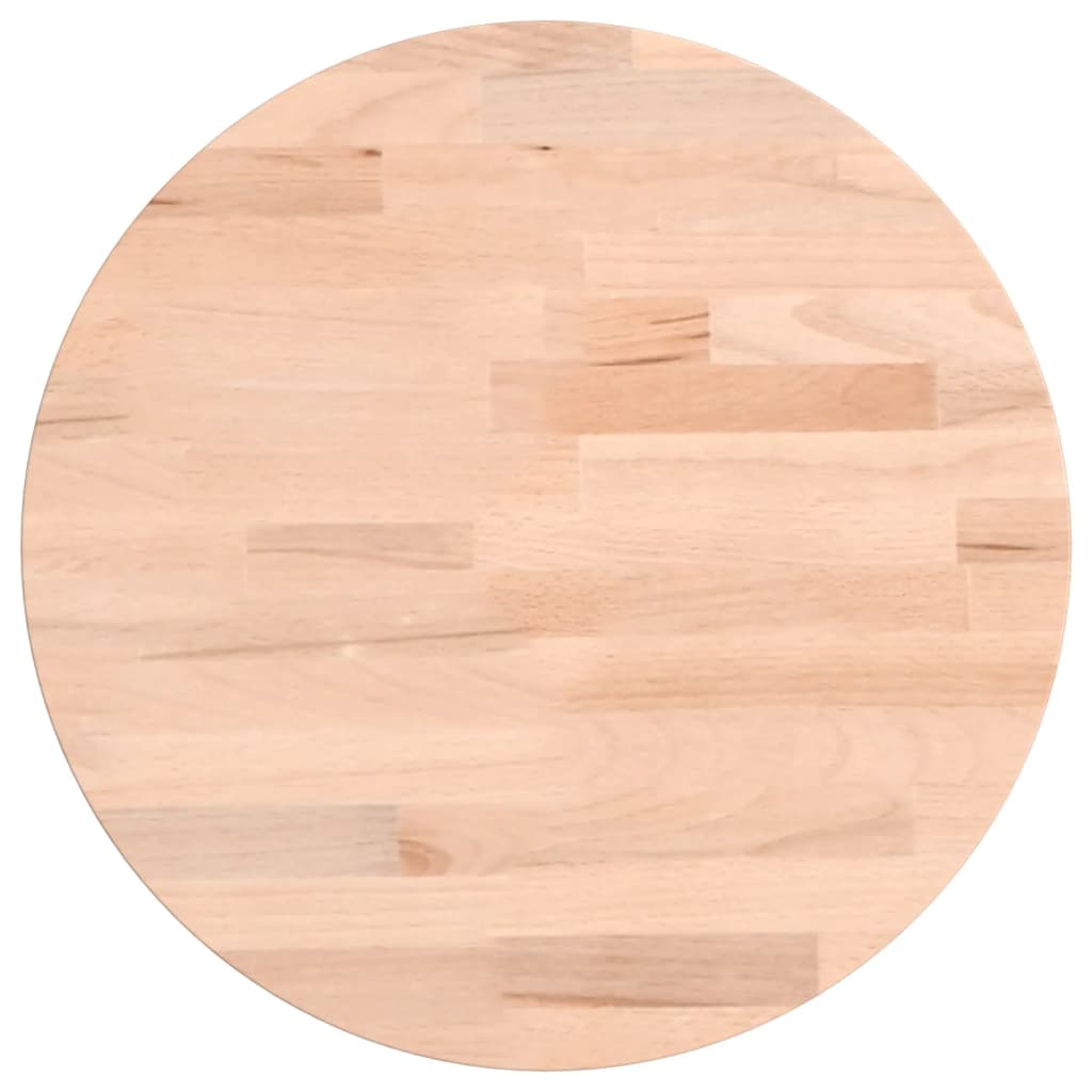 Vidaxl tafelblad rond ø30x4 cm massief beukenhout