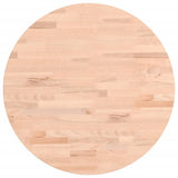 Vidaxl tafelblad rond ø50x4 cm massief beukenhout