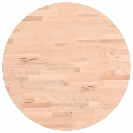 Vidaxl tafelblad rond ø50x4 cm massief beukenhout