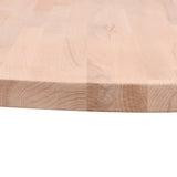 Vidaxl tafelblad rond ø60x4 cm massief beukenhout
