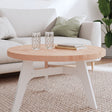 Vidaxl tafelblad rond ø80x4 cm massief beukenhout
