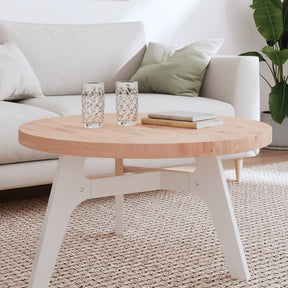Vidaxl tafelblad rond ø80x4 cm massief beukenhout