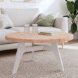Vidaxl tafelblad rond ø90x4 cm massief beukenhout