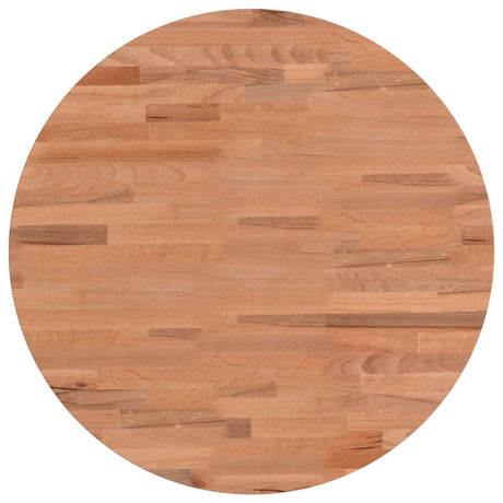 Vidaxl tafelblad rond ø50x1,5 cm massief beukenhout