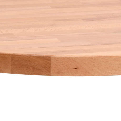 Vidaxl tafelblad rond ø50x1,5 cm massief beukenhout