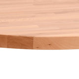 Vidaxl tafelblad rond ø70x1,5 cm massief beukenhout