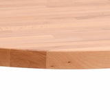 Vidaxl tafelblad rond ø80x1,5 cm massief beukenhout