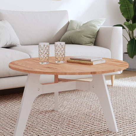 Vidaxl tafelblad rond ø80x1,5 cm massief beukenhout