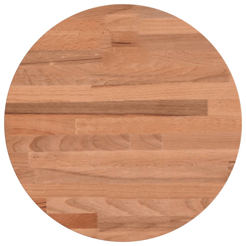 Vidaxl tafelblad rond ø30x2,5 cm massief beukenhout