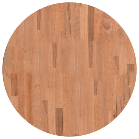 Vidaxl tafelblad rond ø60x2,5 cm massief beukenhout