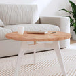 Vidaxl tafelblad rond ø70x2,5 cm massief beukenhout