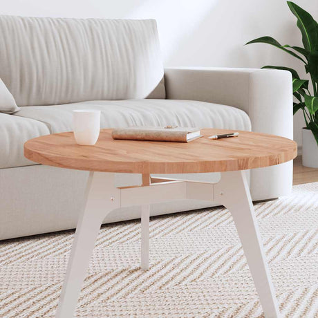 Vidaxl tafelblad rond ø70x2,5 cm massief beukenhout