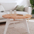 Vidaxl tafelblad rond ø80x2,5 cm massief beukenhout