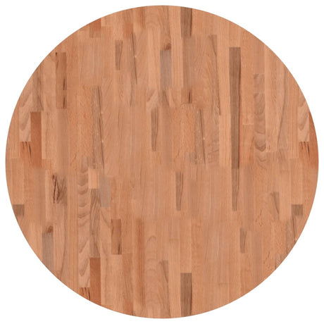 Vidaxl tafelblad rond ø90x2,5 cm massief beukenhout