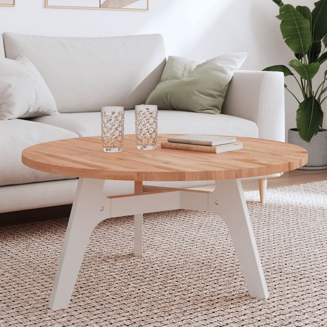 Vidaxl tafelblad rond ø90x2,5 cm massief beukenhout