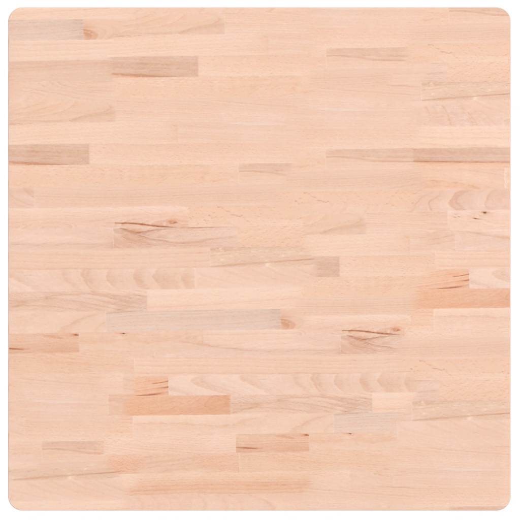 Vidaxl tafelblad vierkant 70x70x1,5 cm massief beukenhout