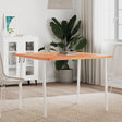 Vidaxl tafelblad vierkant 90x90x2,5 cm massief beukenhout
