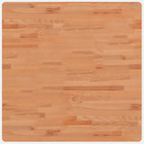 Vidaxl tafelblad vierkant 80x80x4 cm massief beukenhout