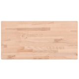 Vidaxl wastafelblad 100x50x1,5 cm massief beukenhout
