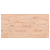 Vidaxl wastafelblad 100x50x2,5 cm massief beukenhout