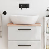 VIDAXL WASHBASIN Arkusz 60x40x2,5 cm stałe drewno bukowe