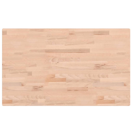 Vidaxl wastafelblad 100x60x2,5 cm massief beukenhout
