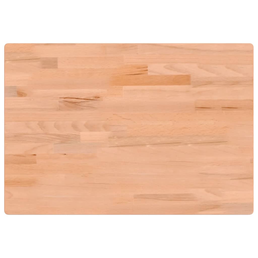 Vidaxl bureaublad 80x55x2,5 cm massief beukenhout