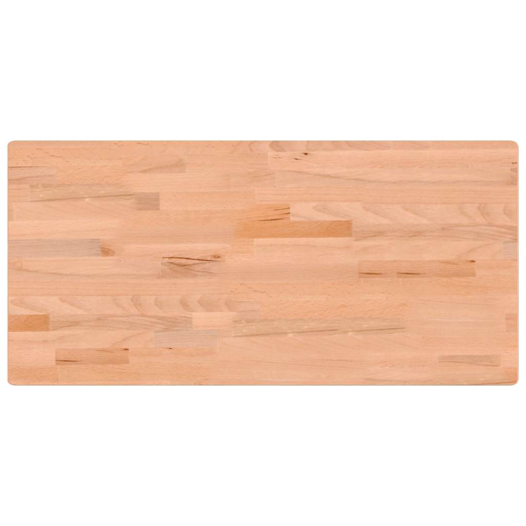 Vidaxl bureaublad 115x55x2,5 cm massief beukenhout