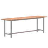 Vidaxl bureaublad 200x55x2,5 cm massief beukenhout