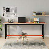 Vidaxl bureaublad 200x55x2,5 cm massief beukenhout