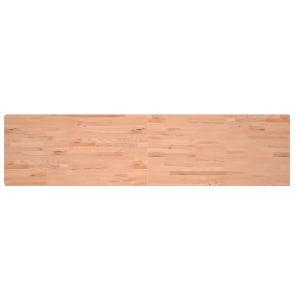 Vidaxl bureaublad 220x55x2,5 cm massief beukenhout