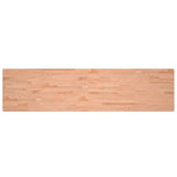 Vidaxl bureaublad 220x55x2,5 cm massief beukenhout
