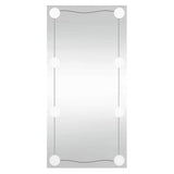 Vidaxl wandspiegel met led's rechthoekig 30x60 cm glas