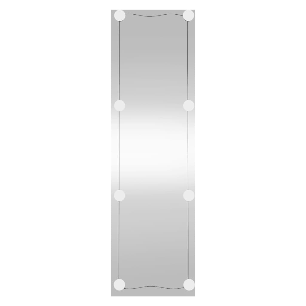 VidaXL wall mirror with LEDs rectangular 30x100 cm glass